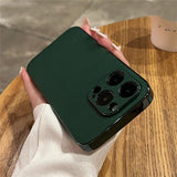 Luxury Leather Plating Shockproof Cases For iPhone 14 13 12 Pro Max Plus