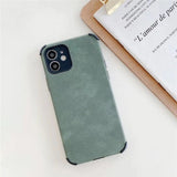 Simple Suede Cloth Phone Cases For iphone 12 11 Series