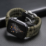 Sport Survival Outdoor Bracelet Watch Strap for Apple Watch 44mm 42mm 38mm 40mm