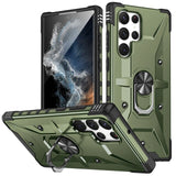 Armor Shockproof Holder Magnetic Case For Samsung Galaxy S23 S22 S21 Ultra Plus