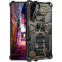 Rubber Rugged Kickstand Magnetic Shockproof Armor Case For Samsung Galaxy S24 series