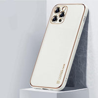 Leather Shockproof Protective Half wrapped Case For iPhone 12 11 XS Series