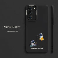 Cute Space Astronaut Case for Samsung Galaxy S22 Ultra Plus