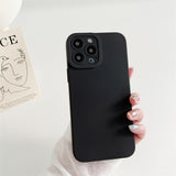 Liquid Silicone Camera Protect Case for iPhone 14 13 12 series