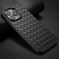 Breathable Silicone Weave Pattern Case for iPhone 14 13 12 series
