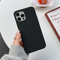 Retro Knitted Woven Pattern Shockproof Soft Silicone Case For iPhone 14 13 12 series