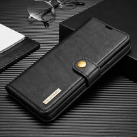 Luxury Genuine Leather Card Wallet Flip TPU Magnet Case For Samsung Galaxy S21 Series