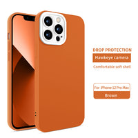 Luxury Liquid Soft Silicone Camera Lens TPU Protection Case for iPhone 13 12 11 Pro Max