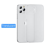 Ultra Thin Lens Full Cover Shockproof Matte Case For iPhone 12 11 Pro Max