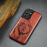 Carveit 3D Carved Wooden Case For Samsung Galaxy S21 Ultra Plus