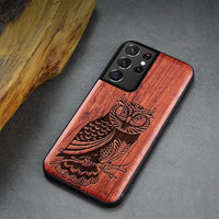 Carveit 3D Carved Wooden Case For Samsung Galaxy S21 Ultra Plus