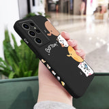 Cat Paw Soft Case For Samsung Galaxy S23 S22 S21 series