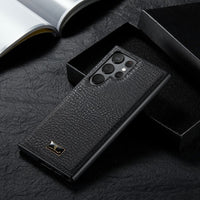 Premium Leather Slim Stylish Shockproof Case for Samsung Galaxy S23 Ultra Plus