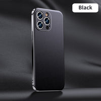 Premium Leather Shockproof Lens Protection Case for iPhone 14 13 12 series