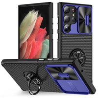 Magnetic Armor Camera Protector Car Holder Shockproof Silicone Case For Samsung Galaxy S23 series