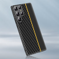 Ultra Thin TPU Carbon Fiber Case For Samsung Galaxy S23 S22 Ultra Plus