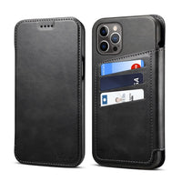 Business Retro Multifunction PU Leather Flip Case for iPhone 12 Series