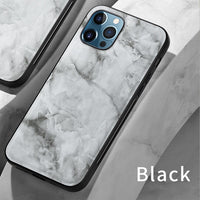 High Quality Magnetic Shockproof Silicone Marble PU Leather Phone Case For iPhone 12 11 Series