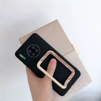 2021 New Trendy Metal Square Buckle Phone Case for iPhone 12 11 Series