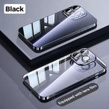 Plating Soft TPU Lens Protection Anti-Fall Case For iPhone 15 14 13 series