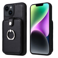 Leather Card Pack Wallet Case For iPhone 14 13 12 series