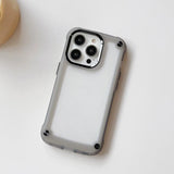 Anti-Shock Clear PC + TPU Case For iPhone 15 14 13 12 series