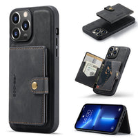 Leather Case With Magnetic Wallet for iPhone 14 series