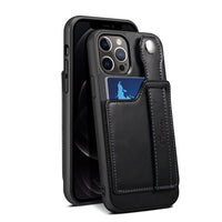 Leather Wallet Flip Case Stand Feature with Wrist Strap for iPhone 12 Series
