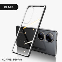 Lens Protection PC+TPU Transparent Case For Huawei P50 Mate 30 Series