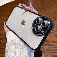 Luxury Camera Protector Lens Film Transparent Case For iPhone 14 13 12 series