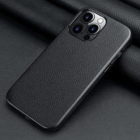 Luxury Business Real Leather Case for iPhone 13 12 11 Pro Max