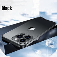 Aluminum Corner Metal Lens Protective Shockproof Case For iPhone 14 13 12 series