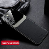 Luxury PU Leather Hybrid TPU Case For Samsung Galaxy S24 S23 S22 S21 series