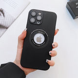 Leather Case with Camera Film Protection for iPhone 14 13 12 series