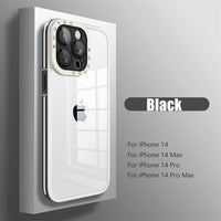 Luxury Transparent Shockproof Armor Case for iPhone 14 13 12 series