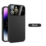 Solid Color Camera Lens Protector Shockproof Case for iPhone 15 14 13 12 series