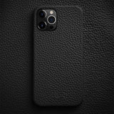 Full Grain Genuine Leather Cover For iPhone 12 11 Series