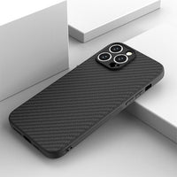 Carbon Fiber Texture Shockproof TPU Case For iPhone 13 12 11 Pro Max