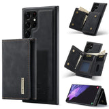 2 In 1 Magnetic Wallet Card Slot Holder Kickstand Leather Case For Samsung Galaxy S24 S23 S22 S21 Ultra Plus