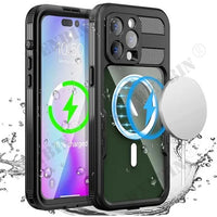 Waterproof Magsafe Snow Dust Shockproof 360° Underwater IP68 Case iPhone 15 14 series