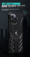 Metal Aluminum Tough Alloy Armor Shockproof Case For iPhone 14 13 12 series