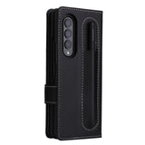 Multifunction Leather Pen Slot Case for Samsung Galaxy Z Fold 4 3