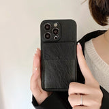 Retro Leather Wallet Card Holder Case For iPhone 13 12 11 Pro Max