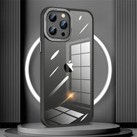 Clear Shockproof Armor Case with Metal Camera Protection for iPhone 14 13 12 series