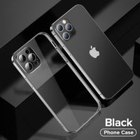 Full Lens Cover Shockproof Soft TPU Plating Case For iPhone 13 12 Series