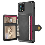 Luxury PU Leather Wallet Case for iPhone 14 series