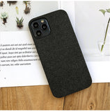 Luxury Fabric Soft Back Cover For iPhone 13 12 11 Series