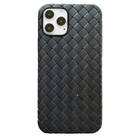 Luxury Classic Breathable Mesh BV Grid Weave Phone Case For iPhone 12 11 Pro Max