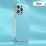 Premium Leather Shockproof Lens Protection Case for iPhone 14 13 12 series