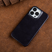 Oil Wax Luxury Leather Case For iPhone 14 13 12 series